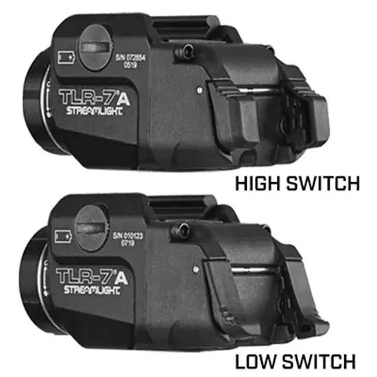 Streamlight TLR-7X Gun Light 500 Lumens Black Anodized 2.58 in Action - Streamlight - 500 LUMENS