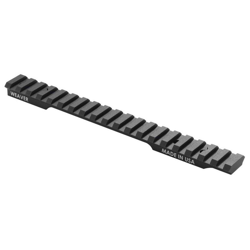 Weaver Mounts 99610 Tactical Multi-Slot Bases, Matte Black Anodized 6061-T6 Aluminum, 1-Inch Forward Length, 20 MOA Cant, Savage Axis I/II 8-40 Post 6/2021 - Weaver - MULTI-SLOT BASE