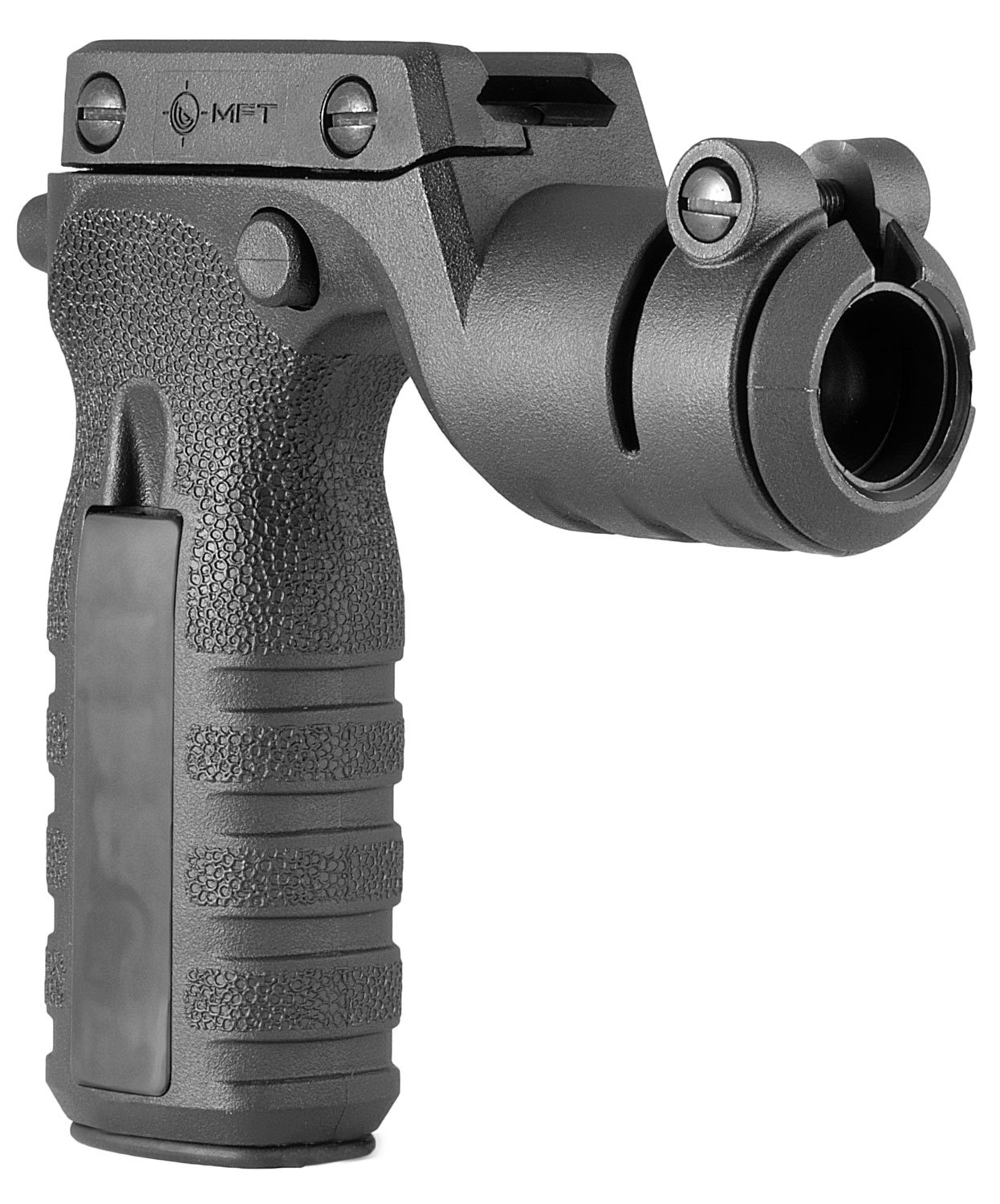 Mission First Tactical RTG Vertical Grip with Torch Holder Black Polymer