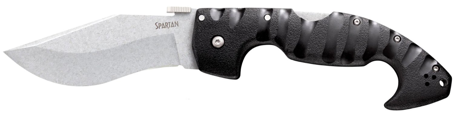 Cold Steel CS21ST Spartan 4.5" AUS-10A Folding Knife Black Griv-Ex Handle