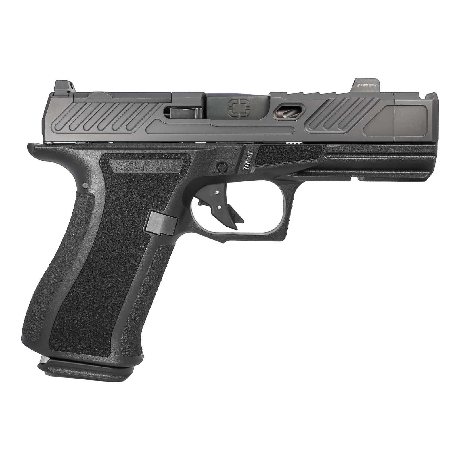Shadow Systems SS5240 CR920XP 9mm 3.65" 10+1 Black Optic Cut Pistol - Shadow Systems - 9mm