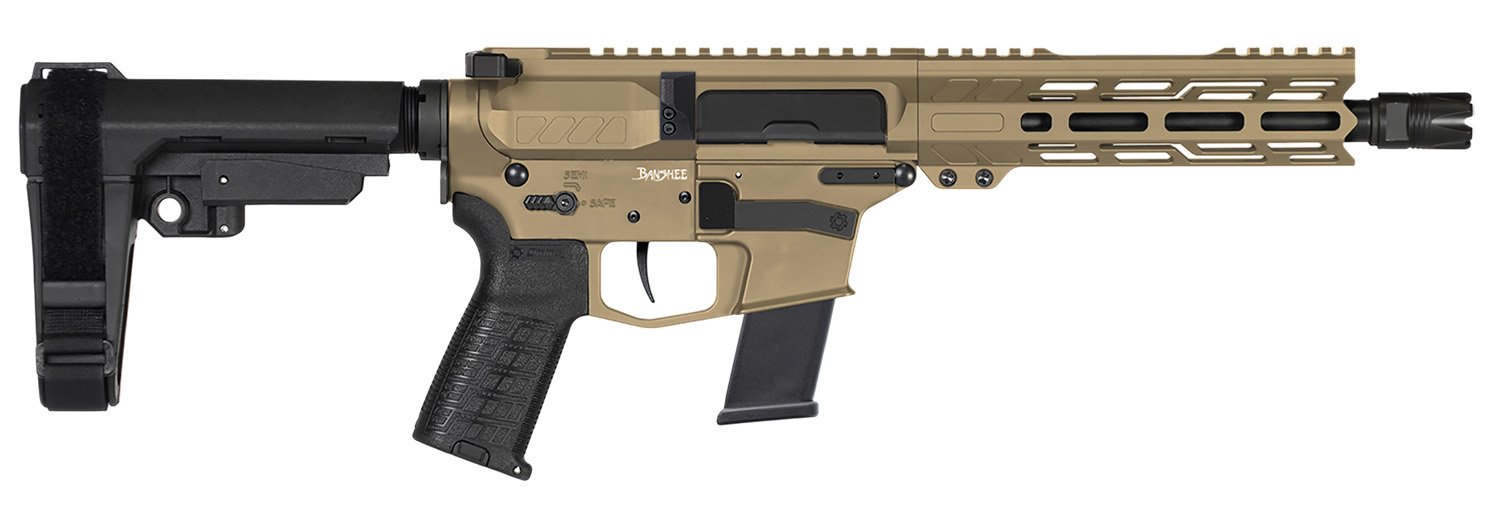 CMMG 10A570FCT Banshee MK10 10mm 30+1 8" Barrel Coyote Tan M-LOK - CMMG - 10MM AUTO