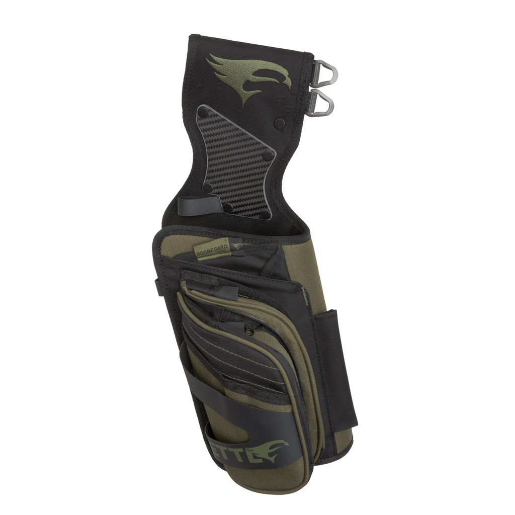 Elevation Mettle Field Quiver Ambush Green/Black RH 3-Stage Arrow Bay