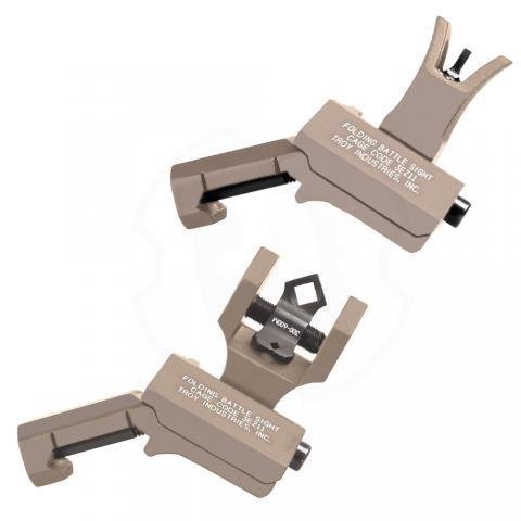 Troy 45-Degree OffSet Sight Set - SSIG-45S-MDFT-00