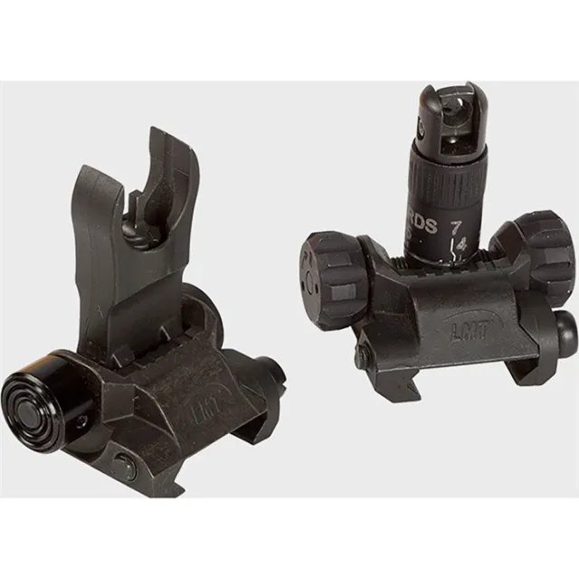 LMT Defense L8BUIS556 AR-15 Imperial BUIS Sight Set Black - Lewis Machine & Tool Company
