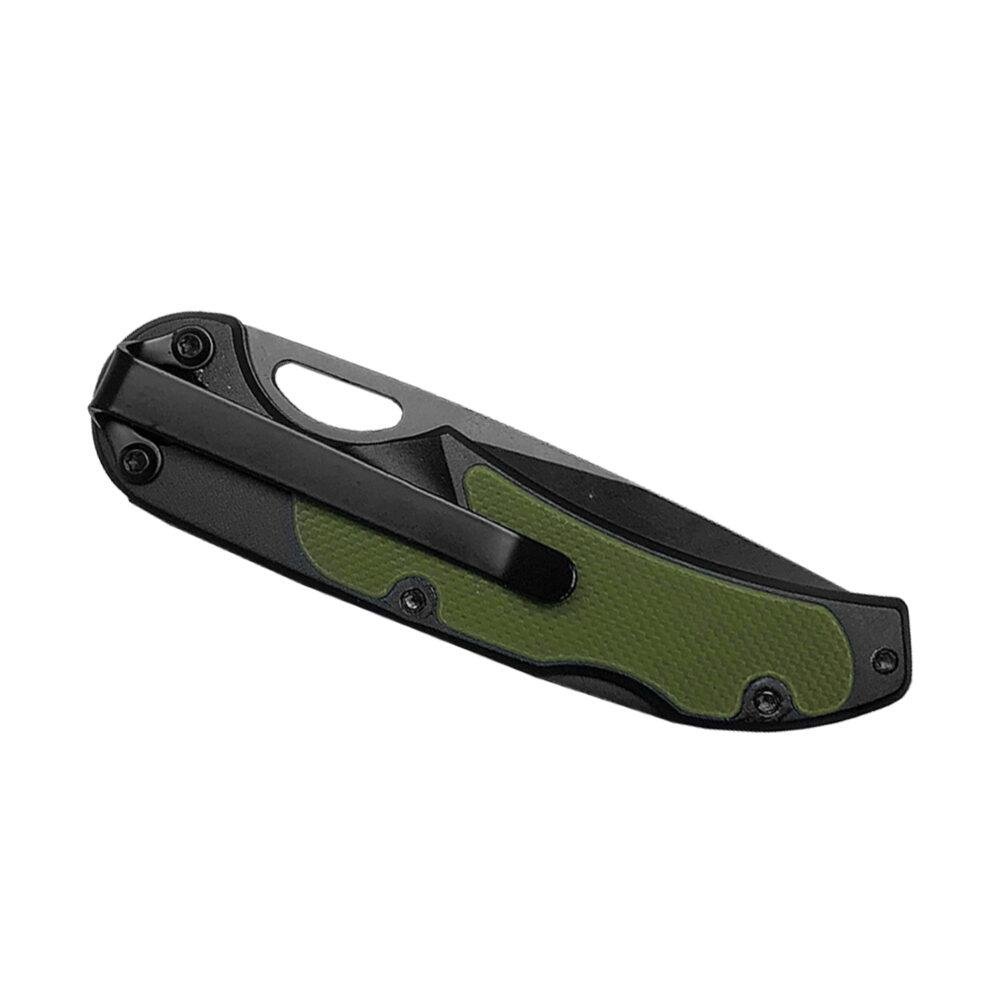 ABKT Elite Mark II Lockback Folding Knife 2-1/2 Drop Point Blade Green - Rock Ridge Outdoors