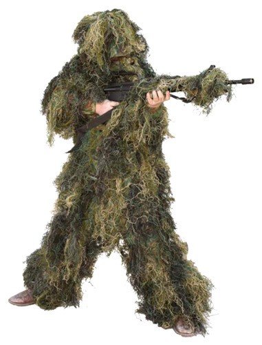 Red Rock 70915YL 5-Piece Ghillie Suit Woodland Camo Youth Large - Red Rock Gear