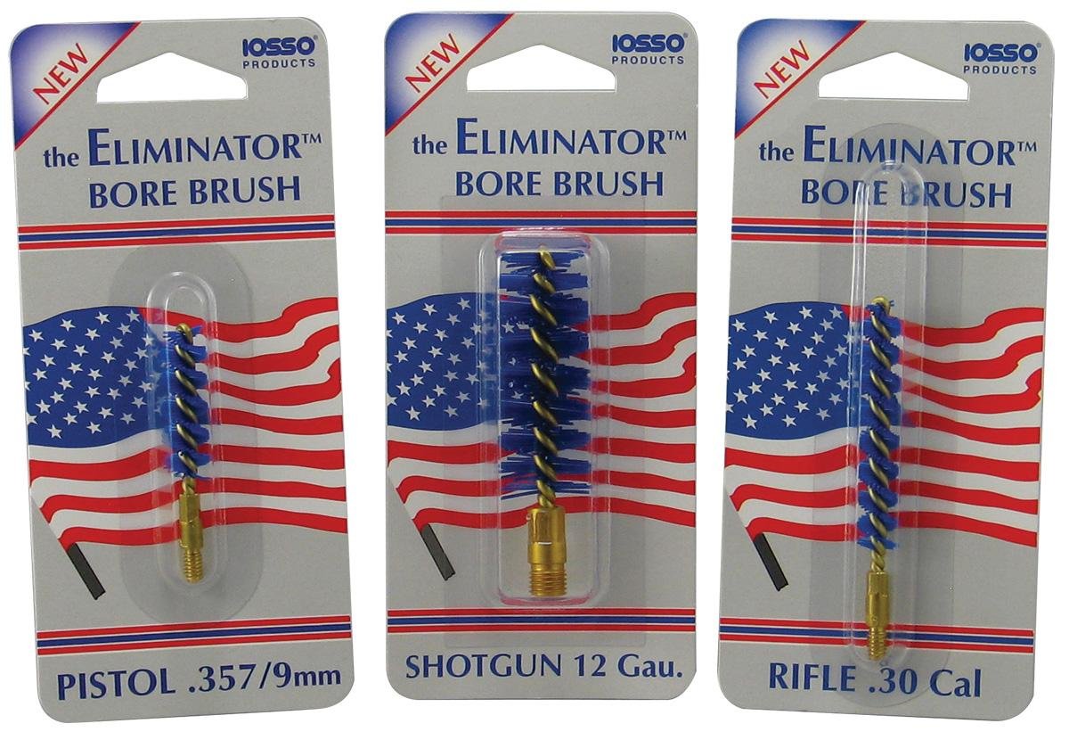 Iosso Eliminator Bore Brush - .22 Pistol, Cobalt Blue, High-Density Fiber, Multi-Use, Enhanced Cleaning