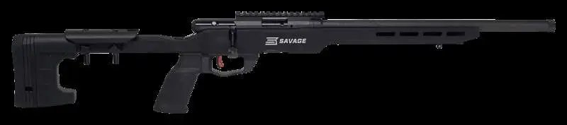 Buy Savage Arms B22 Precision Bolt Action 22 WMR Caliber 10+1 Capacity 18" Barrel Matte Black Metal Finish Adjustable MDT ACC Aluminum Chassis Matte Black Stock Right Hand online