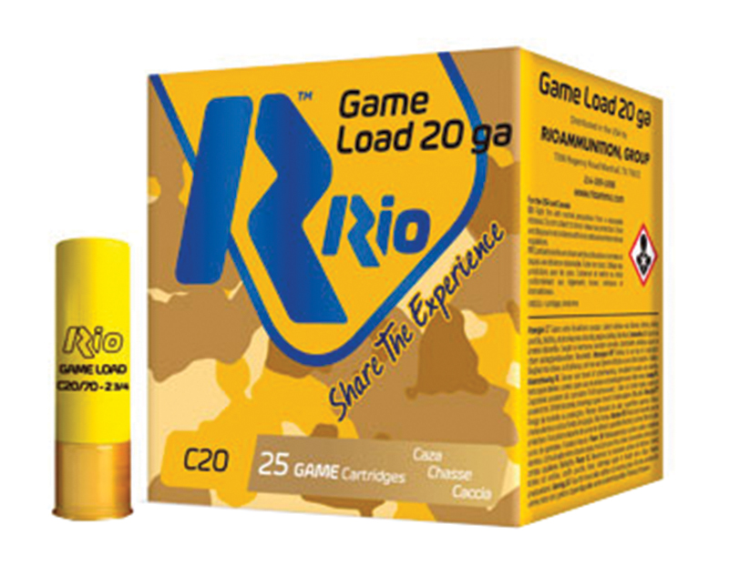 Rio Ammunition RC2075 20 Gauge 2.75" 1oz #7.5 Field Loads 250 Rounds