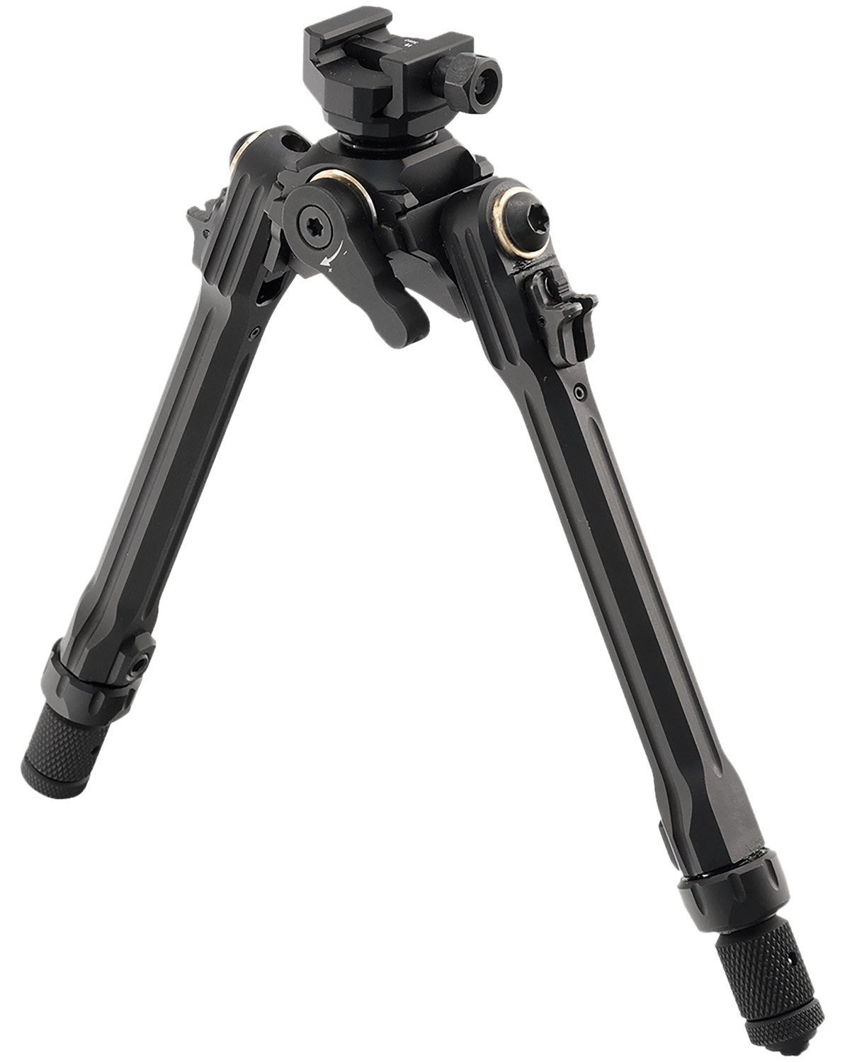 Leapers TLUBP01 Bipod 8.5-11" Black Anodized Aluminum/Steel Picatinny