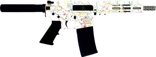 Great Lakes GL15223SSP AR-15 Pistol .223 Wylde 7.5" SS Barrel White - Great Lakes Firearms - 223 Wylde