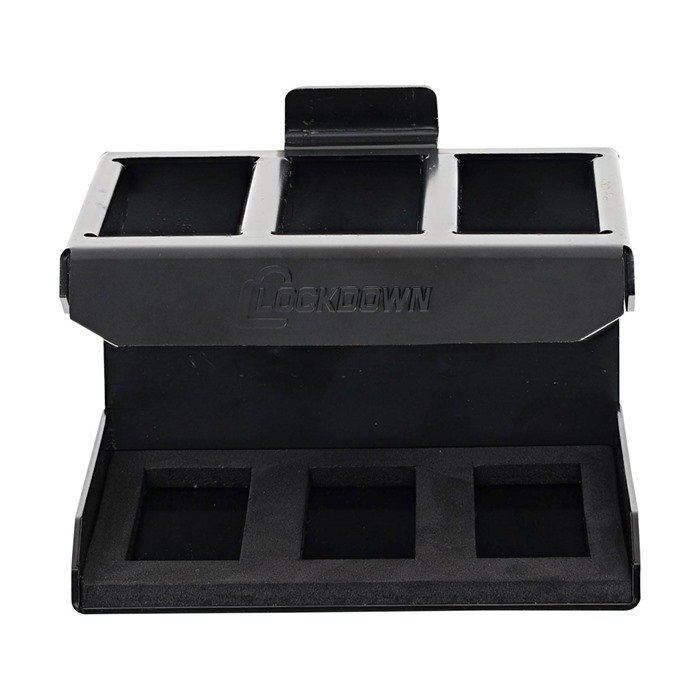 LOCKDOWN SAFE & SECURITY ACC. SECUREWALL MAGAZINE RACK FOR AR-15 MAGAZINES BLACK - Lockdown