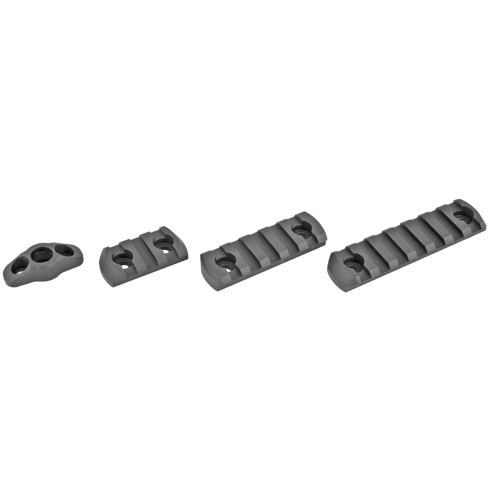 San Tan Tactical STT-MLOK-KIT Picatinny Rail 4-Piece M-LOK Kit, Black