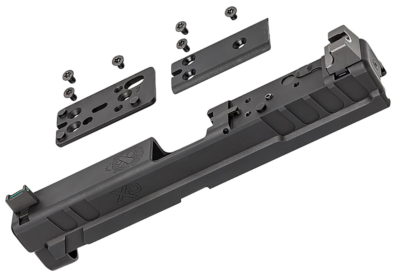 Springfield XD4901 Slide Assembly 9mm 4in Black Steel OSP Action