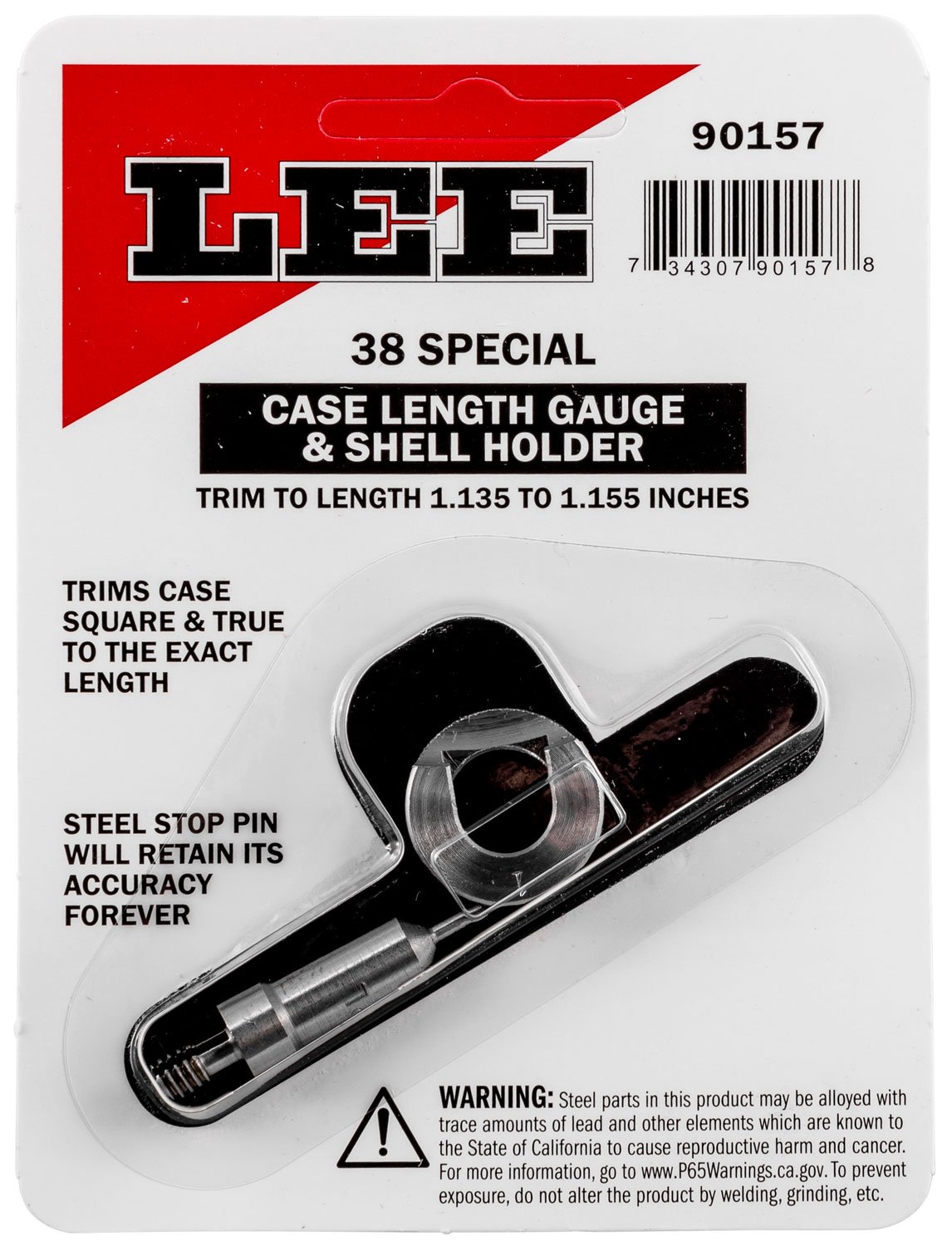 Buy Lee Case Length Gage and Shell Holder .38 Special online