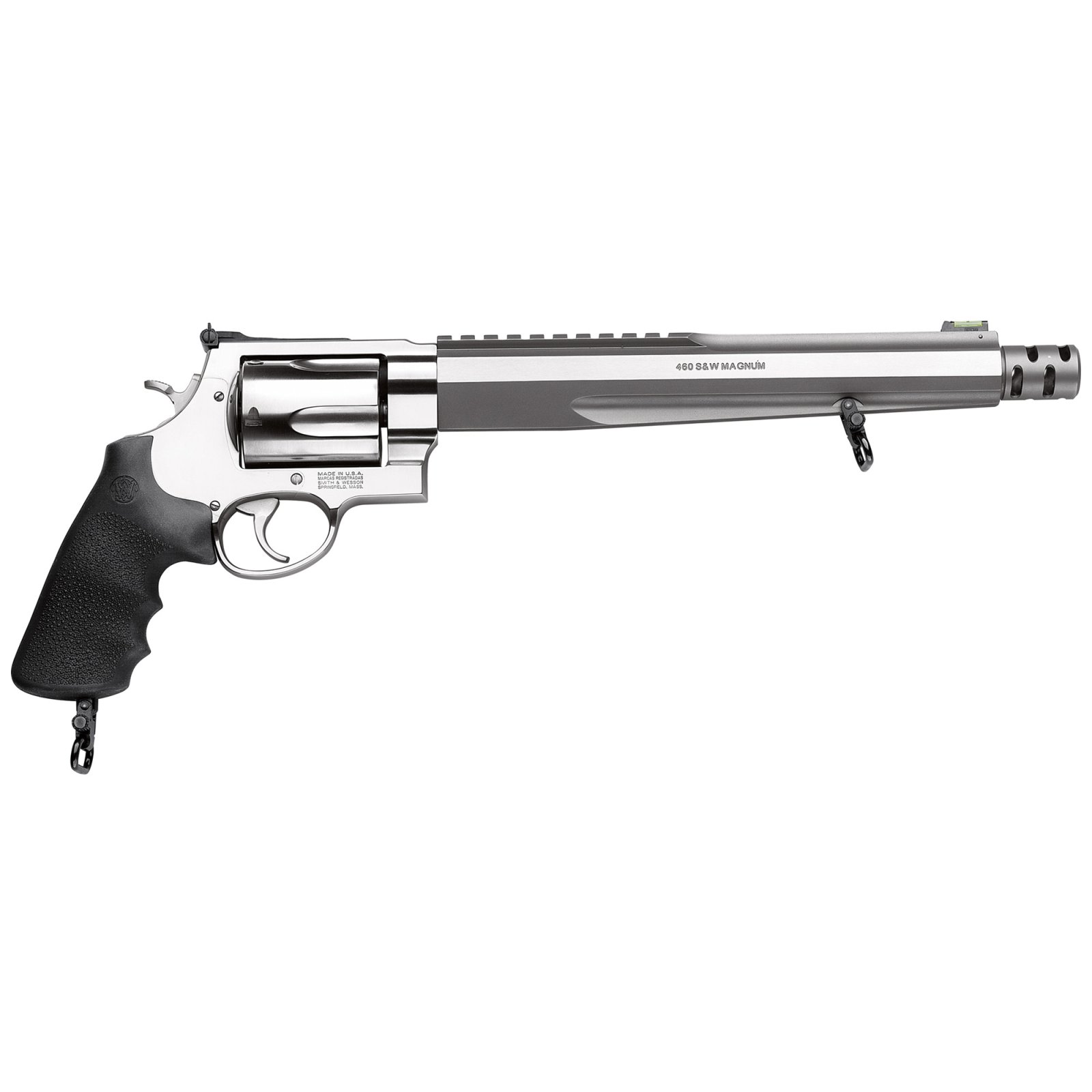 Buy Smith & Wesson M460XVR 460 S&W Magnum Hogue Rubber Grip Stainless Steel 5 online