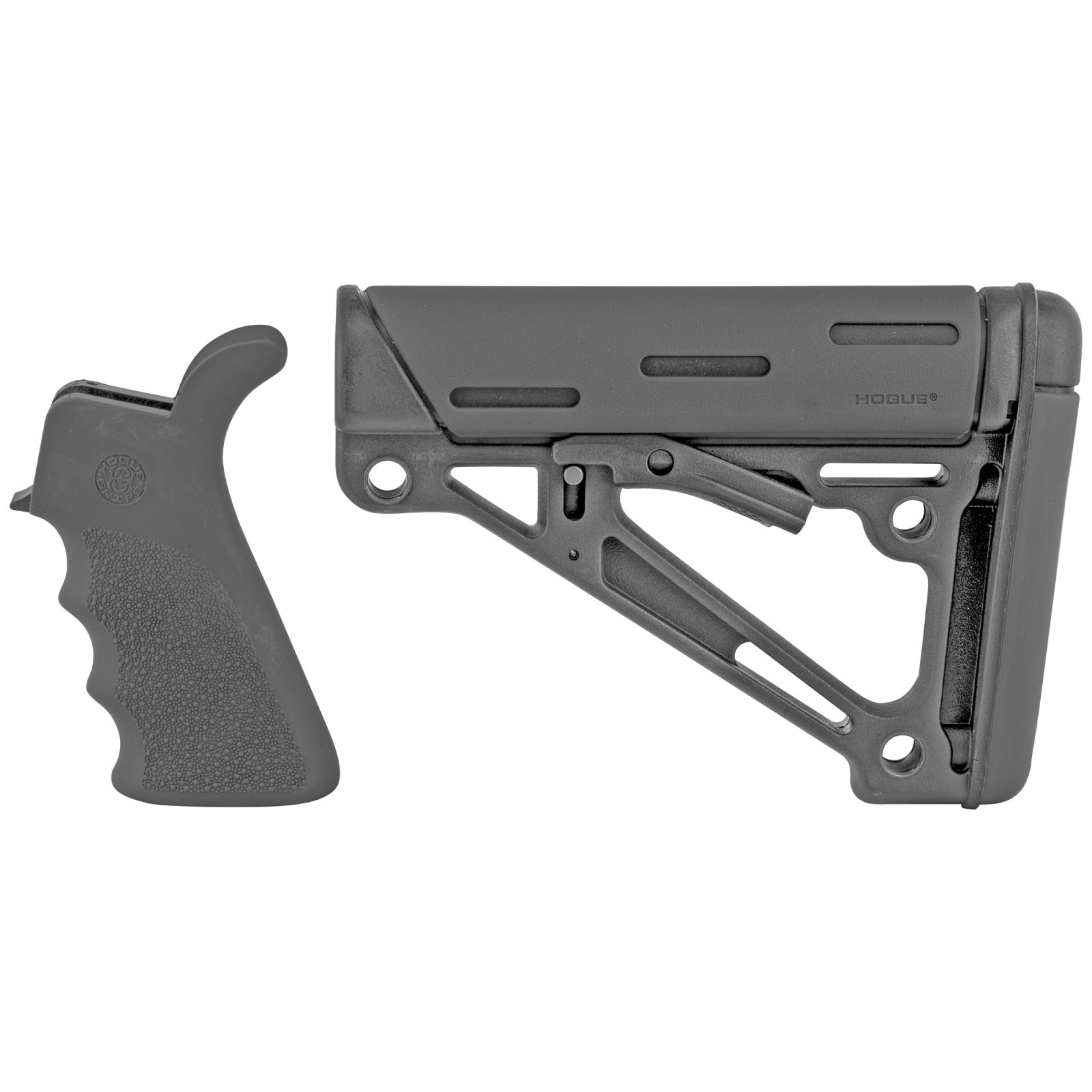 Hogue OverMolded Kit Pistol Grip w/Beavertail & Finger Grooves f/AR15 15056
