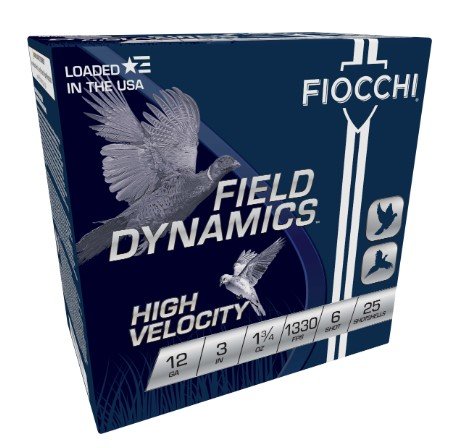 Fiocchi 123HV6 Field Dynamics High Velocity 12Gauge 3" 1 3/4oz 6Shot...