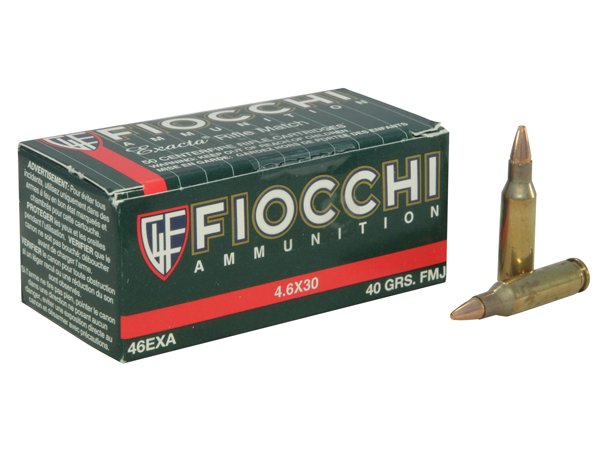 Fiocchi 46EXA Range Dynamics 4.6x30mm H&K 40 gr FMJ - 50/20