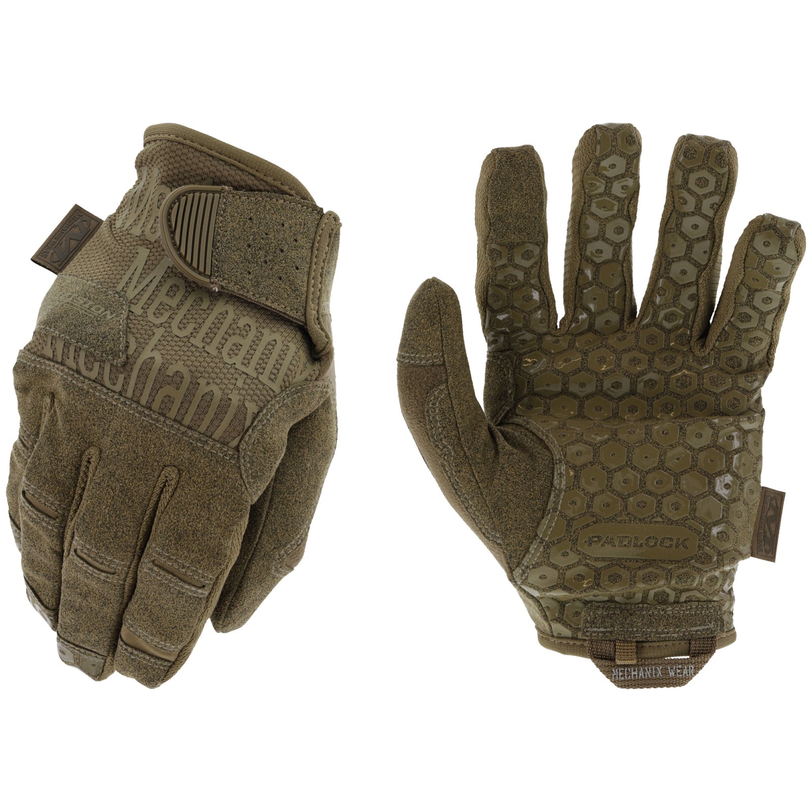 Mechanix Wear HDG-F72-009 Gloves, Medium, Coyote, High-Dexterity Grip