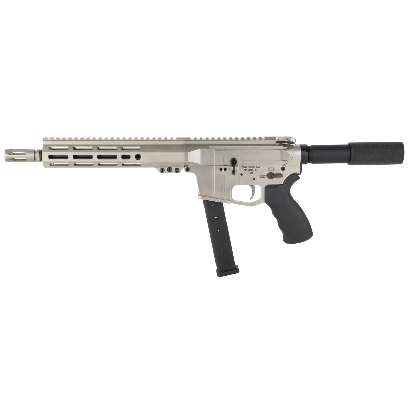 WMD Guns 9MM AR Pistol Semi-automatic Pistol 9MM 10.5" Barrel 1:10 Twist