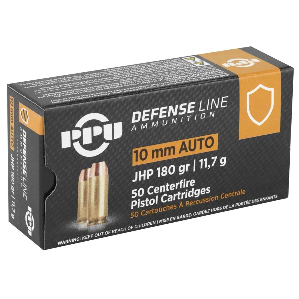 Prvi Partisan PPD10 10mm Auto Jacketed Hollow Point 180 Grain 50 Rounds - Prvi Partizan - 10MM AUTO