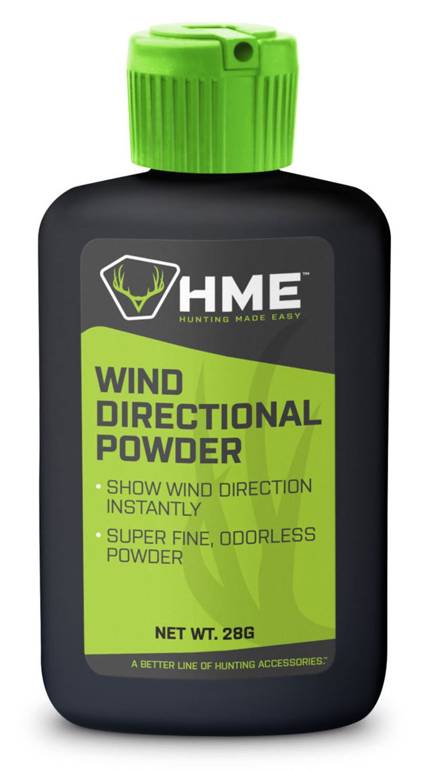 HME Wind Indicator Powder 28g - Super Fine Odorless Breeze Detection - GSM Outdoors