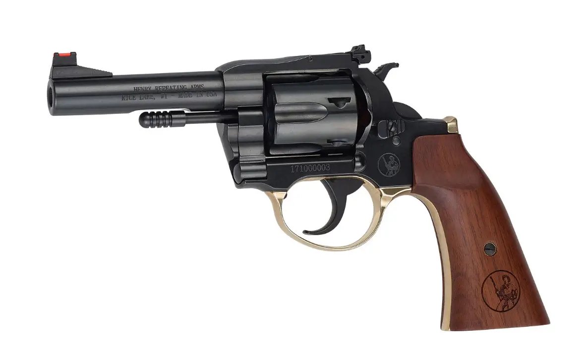 Henry H017GDMA 357 Mag 4 Inch Blued Barrel Revolver - Henry Repeating Arms - .357 Mag