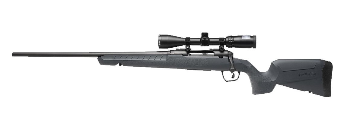 Savage 32251 Axis 243 Rifle 4+1 Matte Black Gray Synthetic Stock - Savage Arms - 243 Win