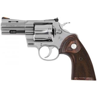 Colt Python 2020 Revolver, Stainless Steel, 3-6" Barrel Lengths, .357 Magnum, Walnut Grip, Adjustable Rear Sight