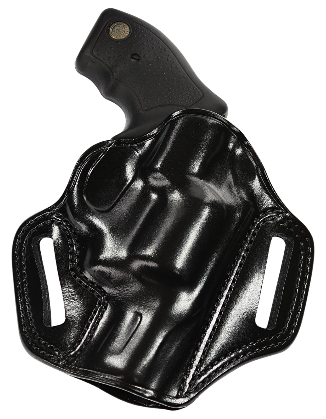 Galco CM880B Combat Master OWB Black Leather Holster for Springfield XDM 4.5"