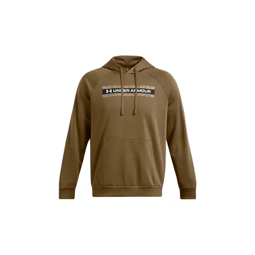 Buy Under Armour Rival Fleece Camo Chest-Stripe Hoodie Men's online