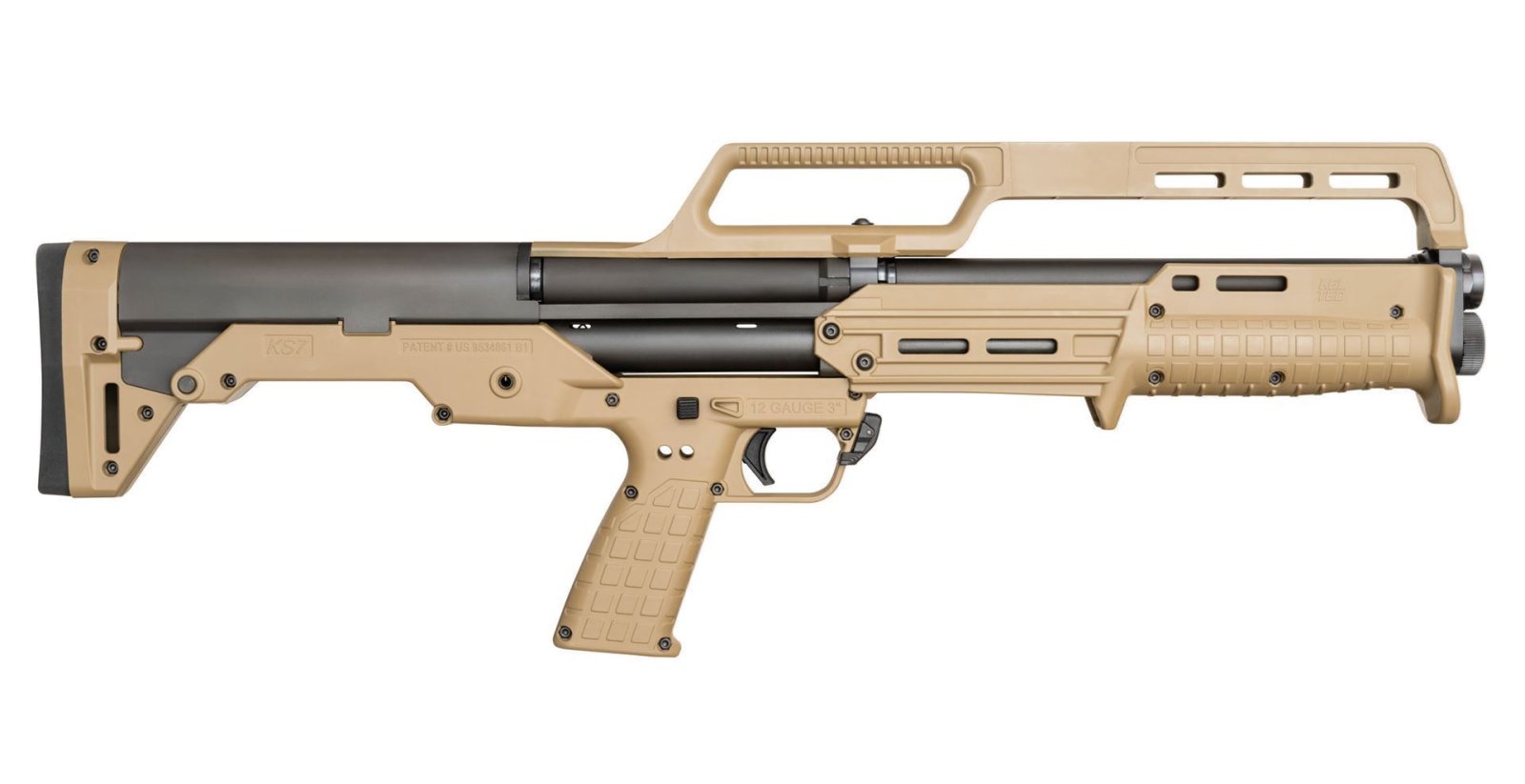 Kel-Tec KS7TAN KS7 12 Gauge Pump 3" 6+1 18.50" Black Steel Barrel... - Kel-Tec - 12 Gauge