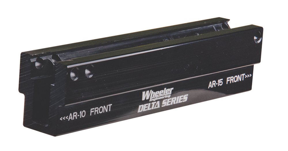 Wheeler Delta Series AR Upper Pic Rail Vise Block Aluminum Black - Wheeler - ALUMINUM