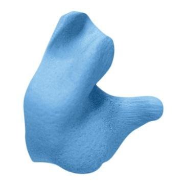 Radians Custom Molded Earplugs CEP002-B NRR 26 dB Blue Soft Silicone