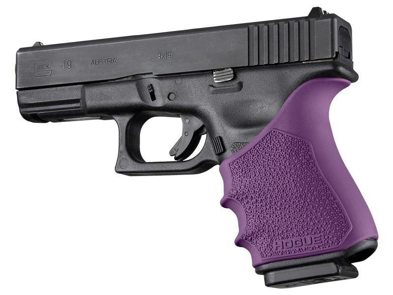 Buy Hogue 17046 HandAll Beavertail Grip Sleeve Fits Glock 19/23/32/38 Purple online