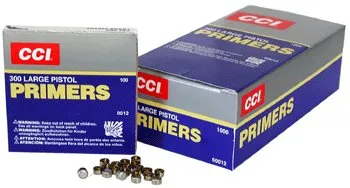 CCI PRIMERS 300 LARGE PISTOL 5000 PACK - CCI