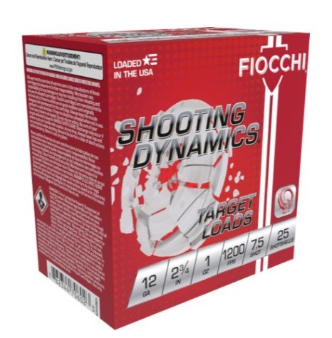 Fiocchi 12ga 2.75" 1oz #7.5 Target Shotshell Ammo 25rds - Fiocchi - LEAD