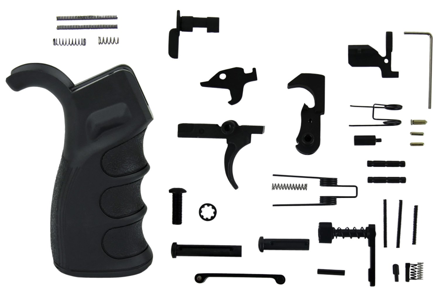 Buy TacFire LPK02USAB AR-15 Lower Parts Kit with PGAR-B Grip Black online