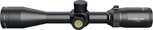 Athlon Optics Talos 3-12x40 SFP Mil-Dot 1" Tube Matte Scope - Athlon Optics