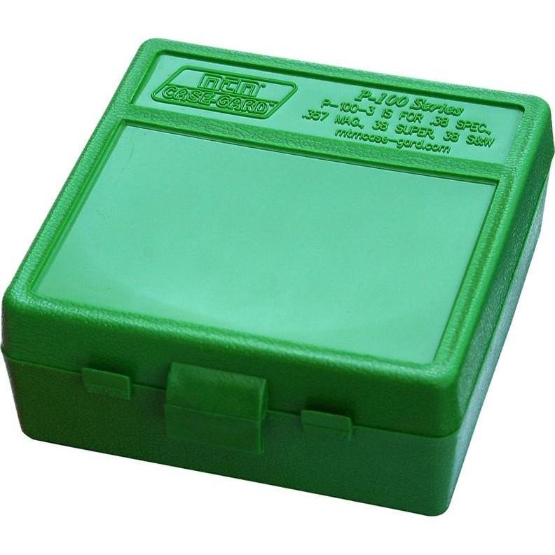 Buy MTM Case-Gard P100310 Multi-Caliber Handgun Green Polypropylene 100rd online