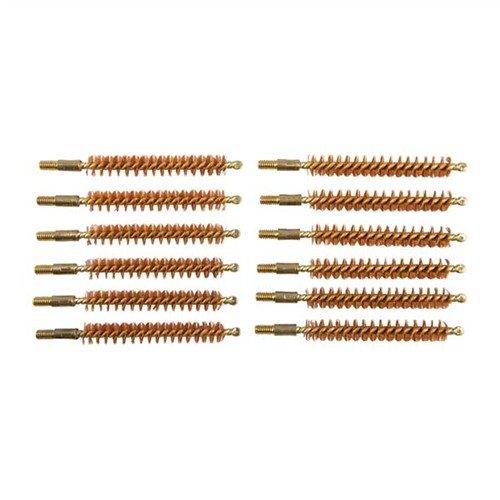 Sinclair INTERNATIONAL BRONZE RIFLE BORE BRUSH 8MM 8-32M 12 PACK - Sinclair International