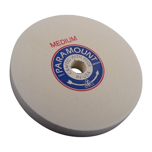 Bacon Felt Company 8" Medium Felt Polishing Wheel 1" Arbor - Bacon Felt Company