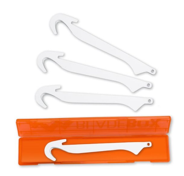OUTDOOR EDGE 3 IN GUTTING BLADE PACK 4 BLADES BLISTER ( 6 PER CASE )
