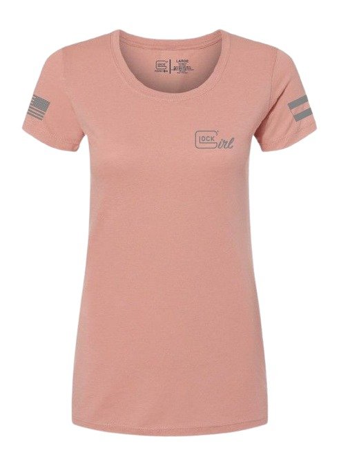 Glock AP96366 Glock GIRL FLAG TEE 2XL PINK