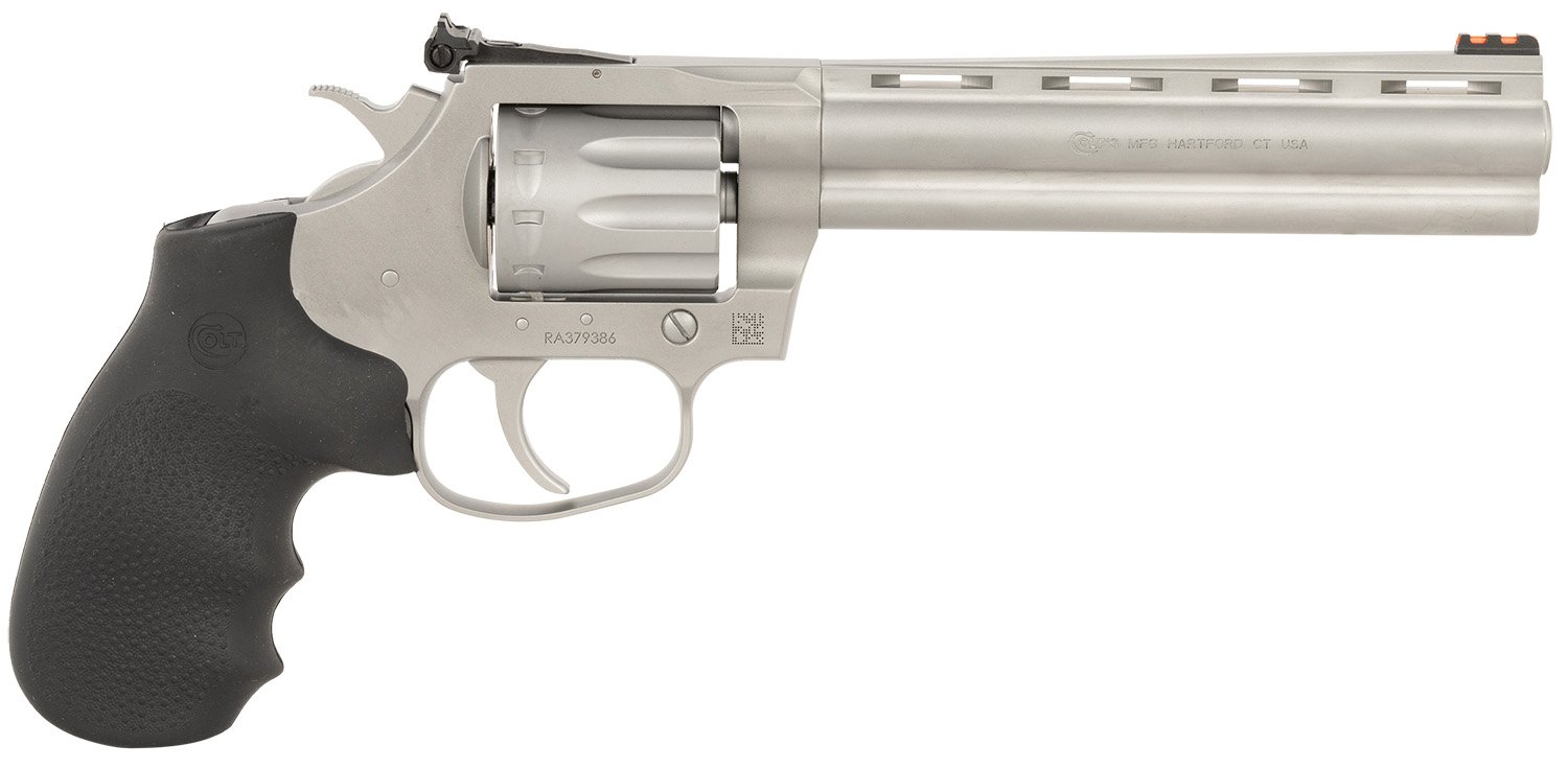 Colt KCOBRA22-SM6RFO .22LR 6" Revolver Matte SS Fiber Optic Sight - Colt - 22 LR