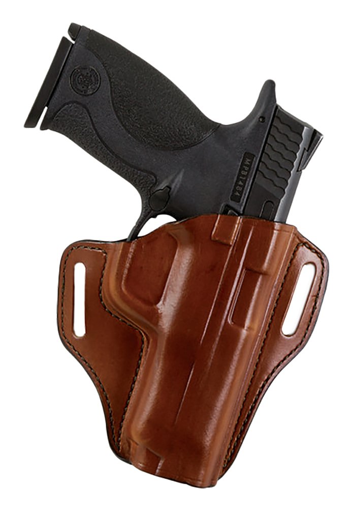 Bianchi Model 57 Remedy Holster - Ruger LCR - Leather Belt Slide - Tan - Bianchi - TAN