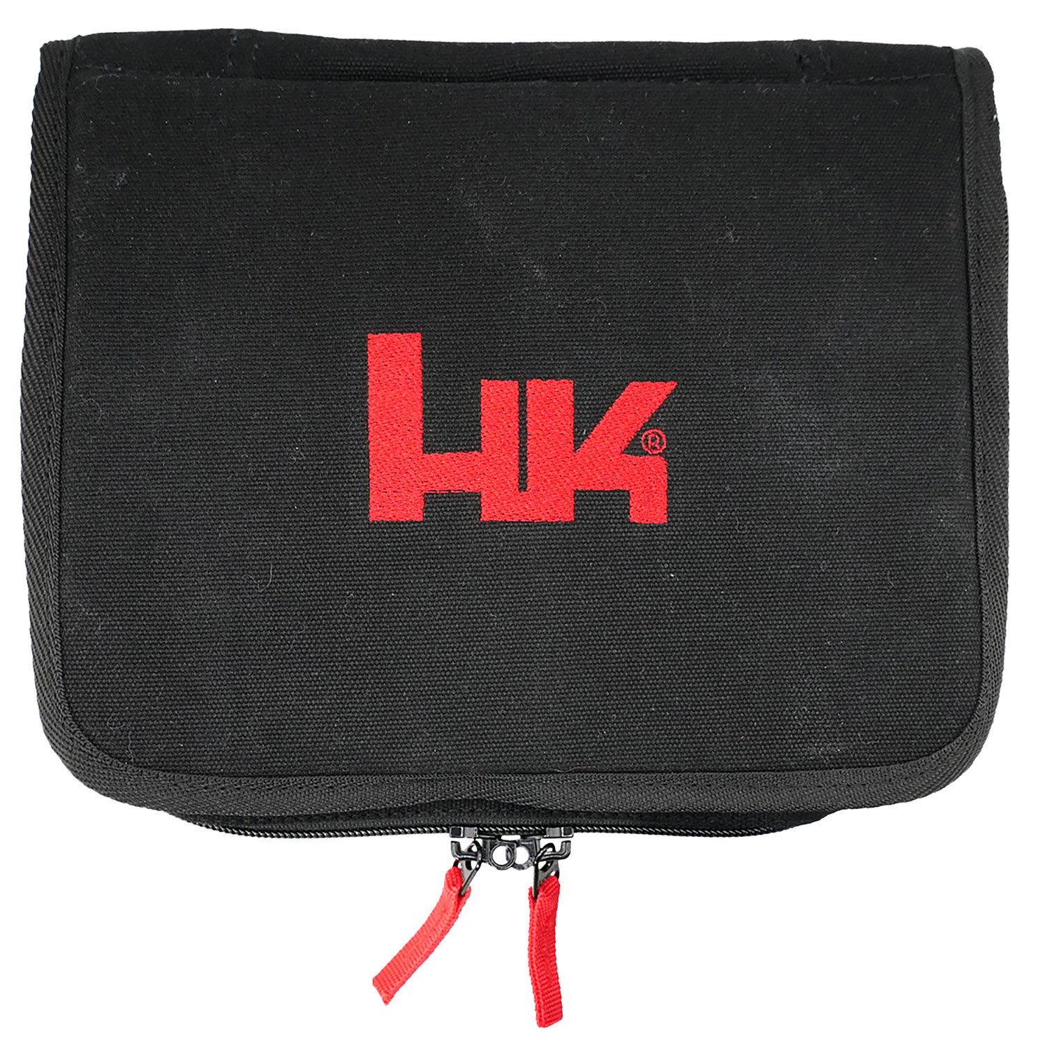 HK 51001075 Pistol Case 11.20" Black/Red with Zipper