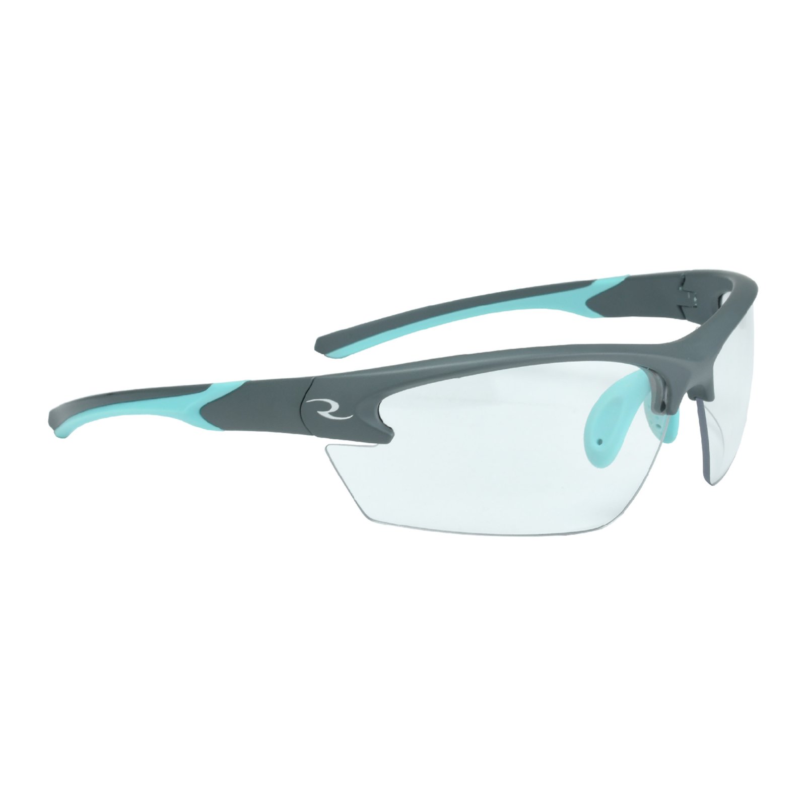 Radians Ladies Range Shooting Glasses Aqua & Charcoal with Clear Lens - Radians